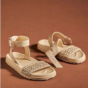 By Anthropologie Woven Sandals Size 39